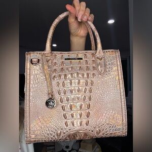 Brahmin Small Caroline Rose Gold Melbourne NEW